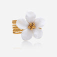 Anillo Flor de Luna con concha — Carmen, Lucía & Rocío