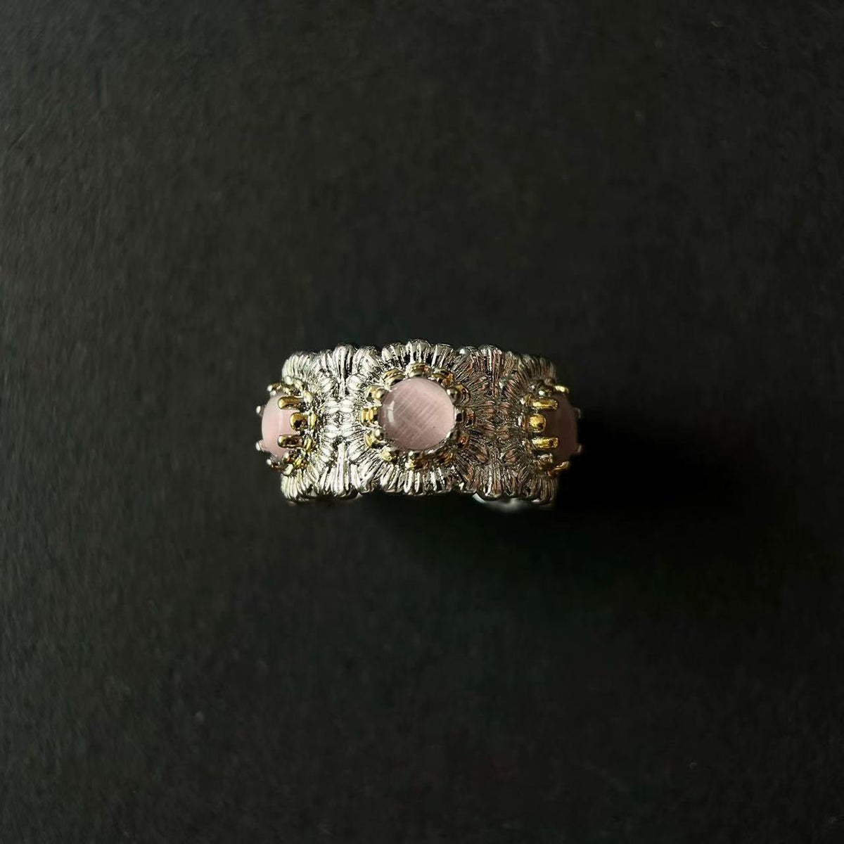 Anillo abierto Flor de Mosaico – imagen 2