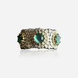 Anillo abierto Flor de Mosaico
