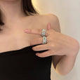 Anillo abierto Flor de Mosaico – imagen 4