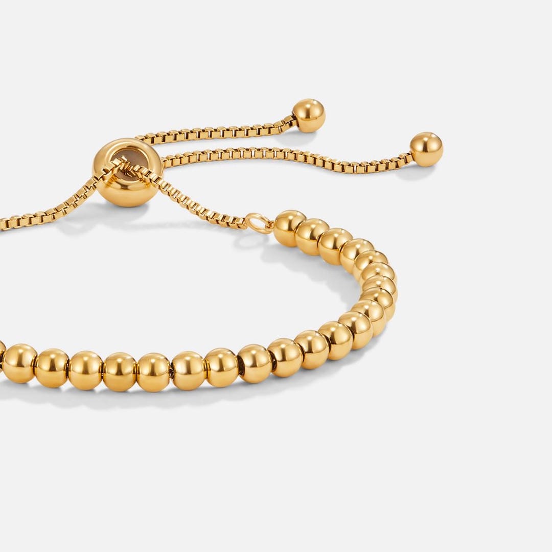 Pulsera dorada de cuentas Grace – imagen 3