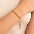 Pulsera dorada de cuentas Grace – imagen 2