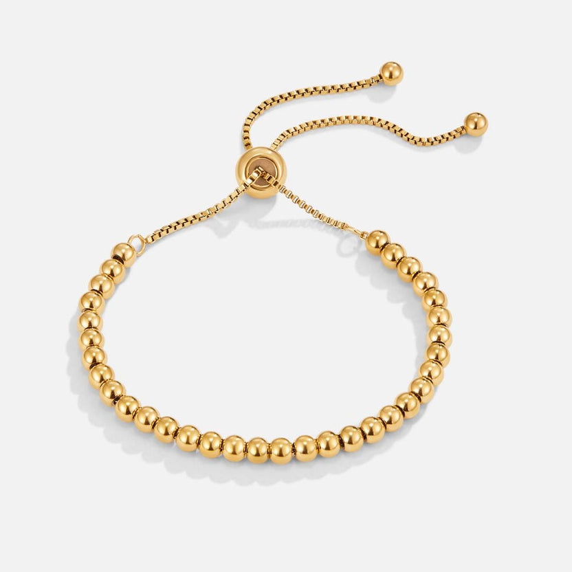 Pulsera dorada de cuentas Grace