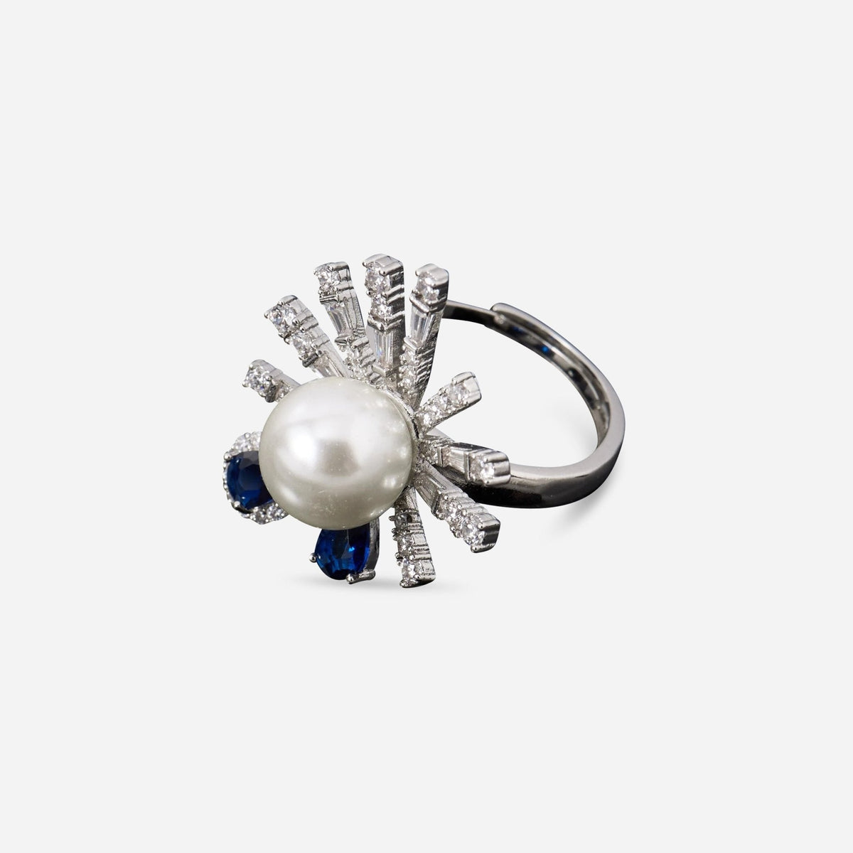 Anillo Nocturno Real con perla — Carmen, Lucía & Rocío
