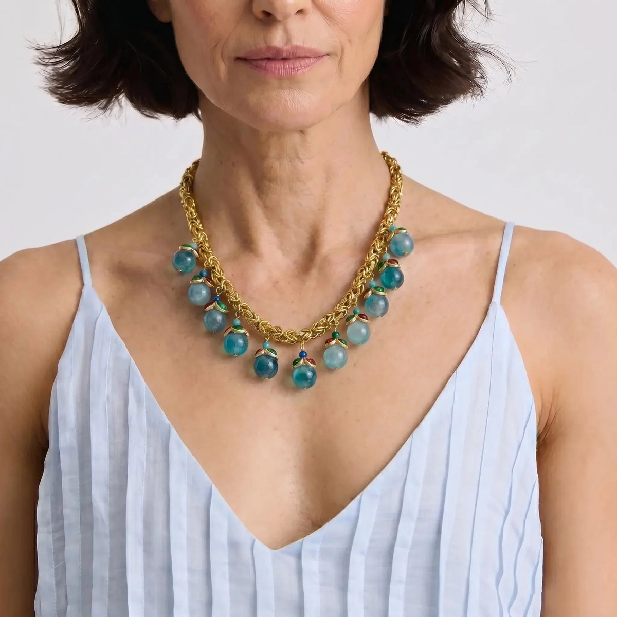 Collar vintage Emperatriz del océano – imagen 2