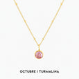 Collar luminoso con gema circular – imagen 15