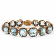 Pulsera dorada Azure Wave