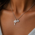 Collar botánico personalizado con colgante – imagen 4