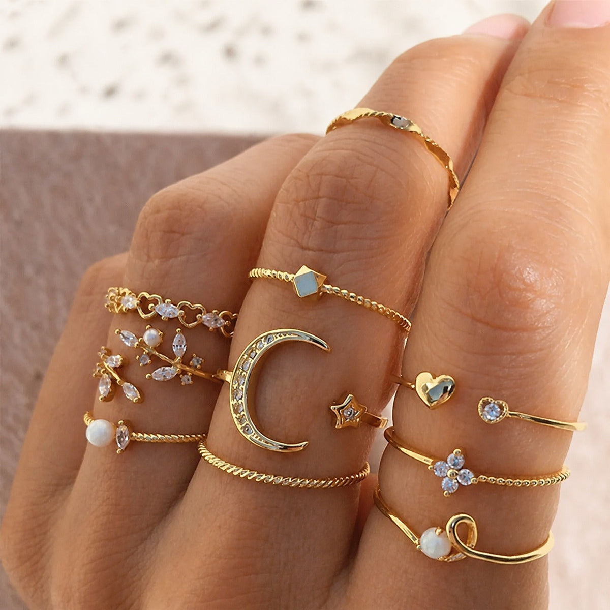Colección Stellar Dreams de anillos
