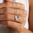 Collar de piedra natal con ángel guardián – imagen 10