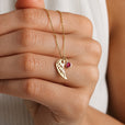 Collar de piedra natal con ángel guardián – imagen 6
