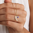 Collar de piedra natal con ángel guardián – imagen 7