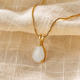 Collar radiante con colgante de ópalo – imagen 3