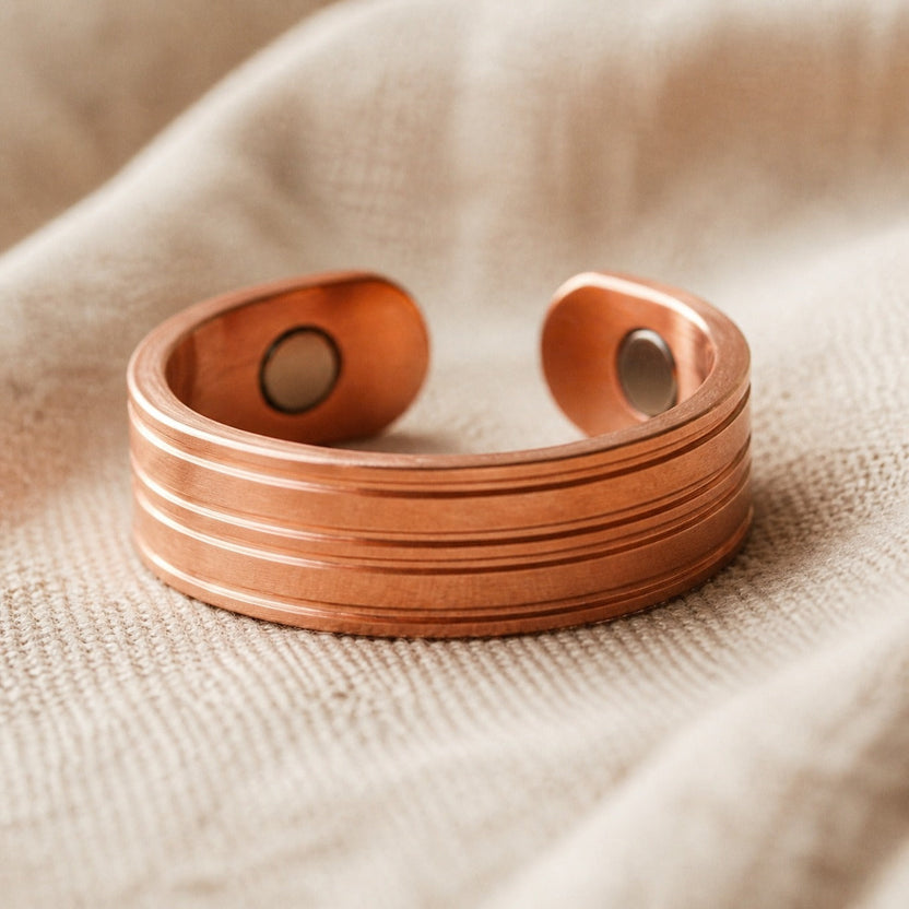 Anillo de banda de cobre Sovereign