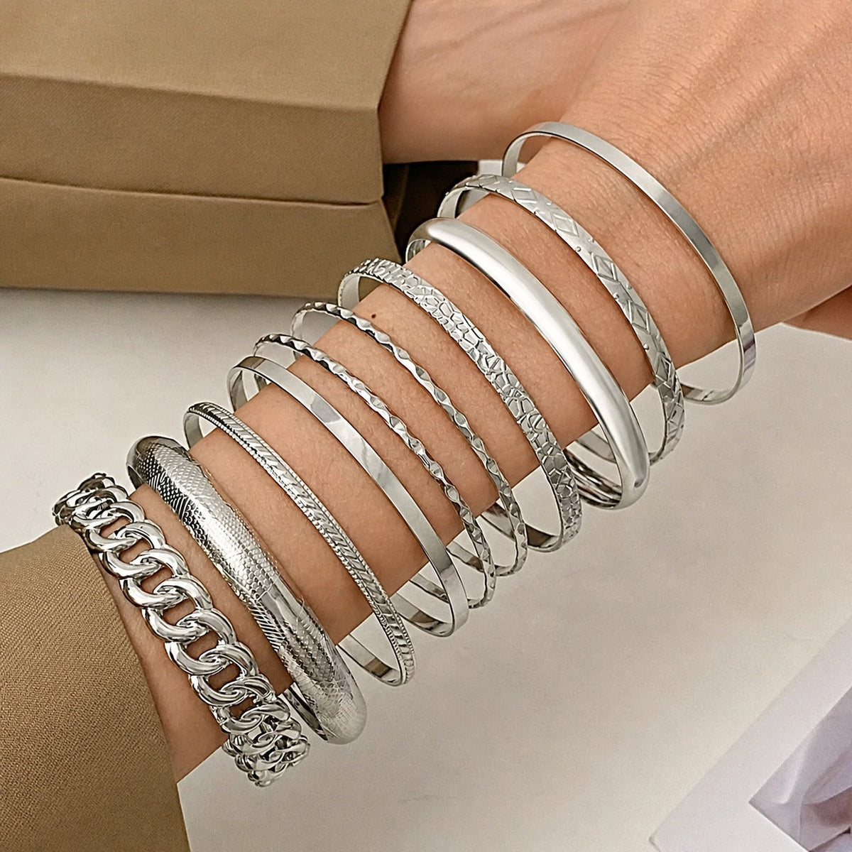 Conjunto de pulseras bohemias místicas — Carmen, Lucía & Rocío