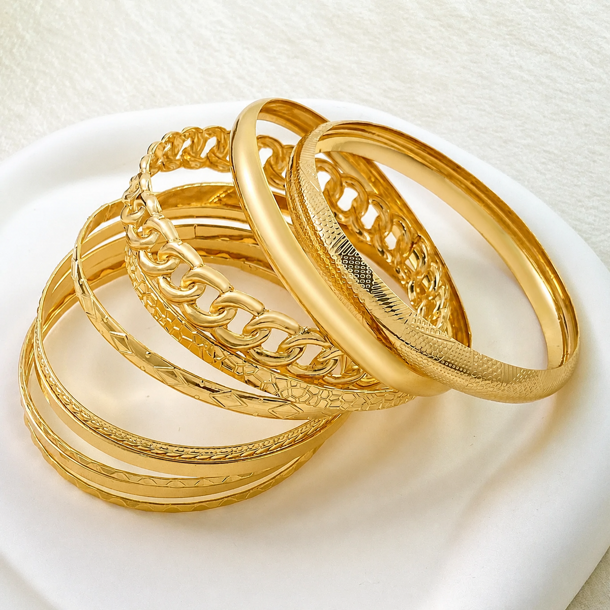Conjunto de pulseras bohemias místicas — Carmen, Lucía & Rocío