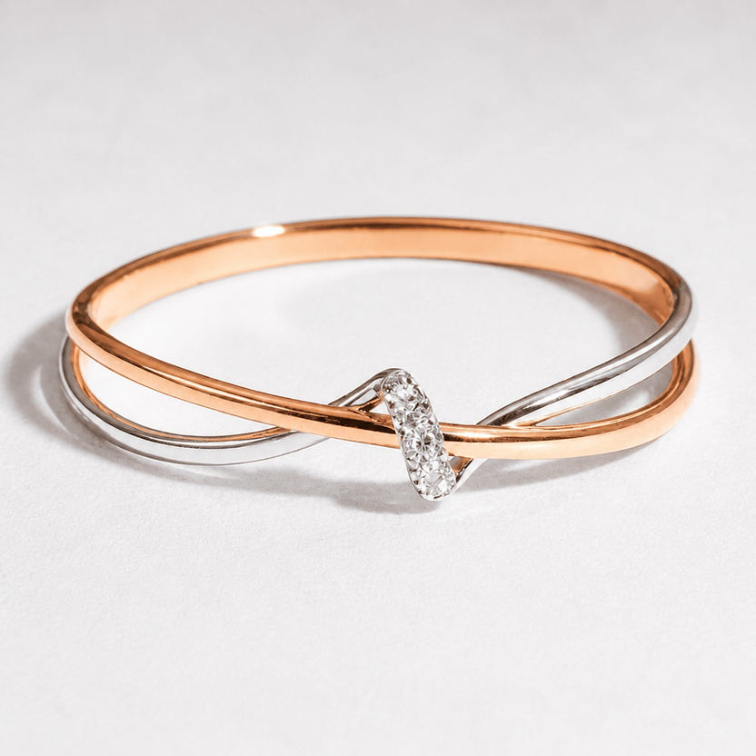 Anillo Infinity Twist de oro