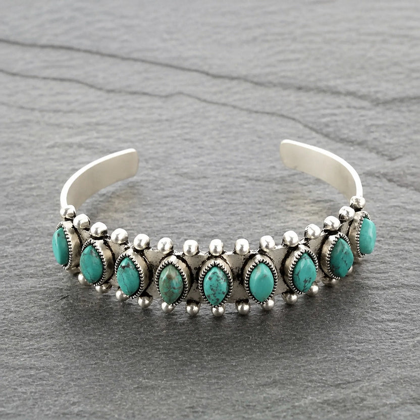Pulsera Legado de plata con piedra