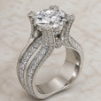 Anillo de diseño llamativo de cristal de lujo — Carmen, Lucía & Rocío