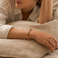 Pulsera eterna de cobre con vetas – imagen 2
