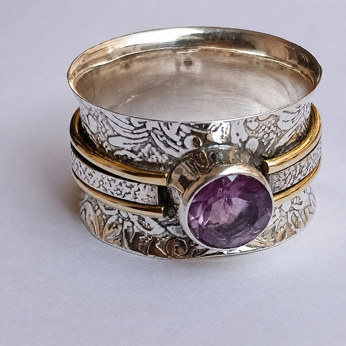 Anillo bohemio de cristal para la meditación – imagen 2