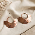 Pendientes de gota de cobre Solstice