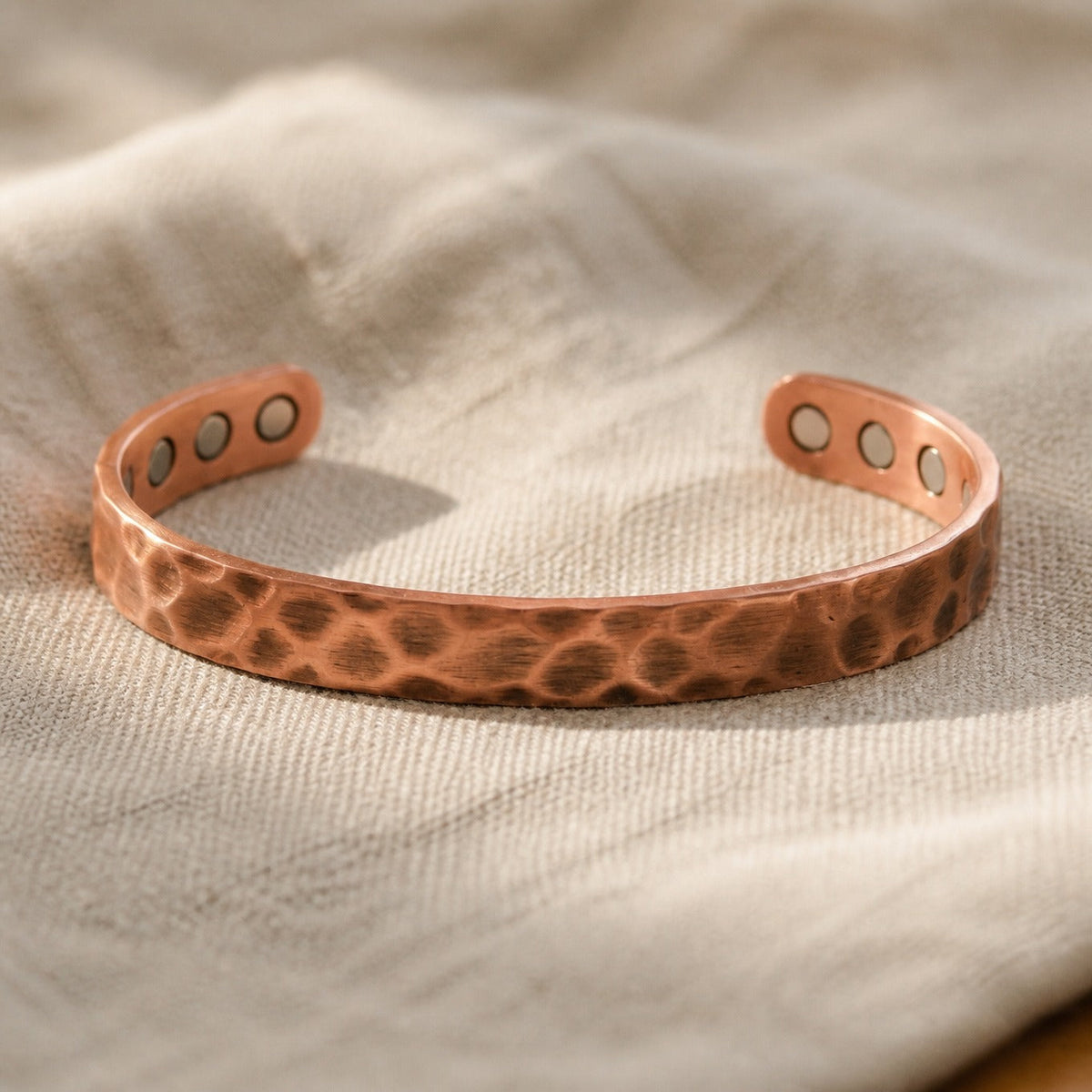 Brazalete de cobre Furrow Heritage