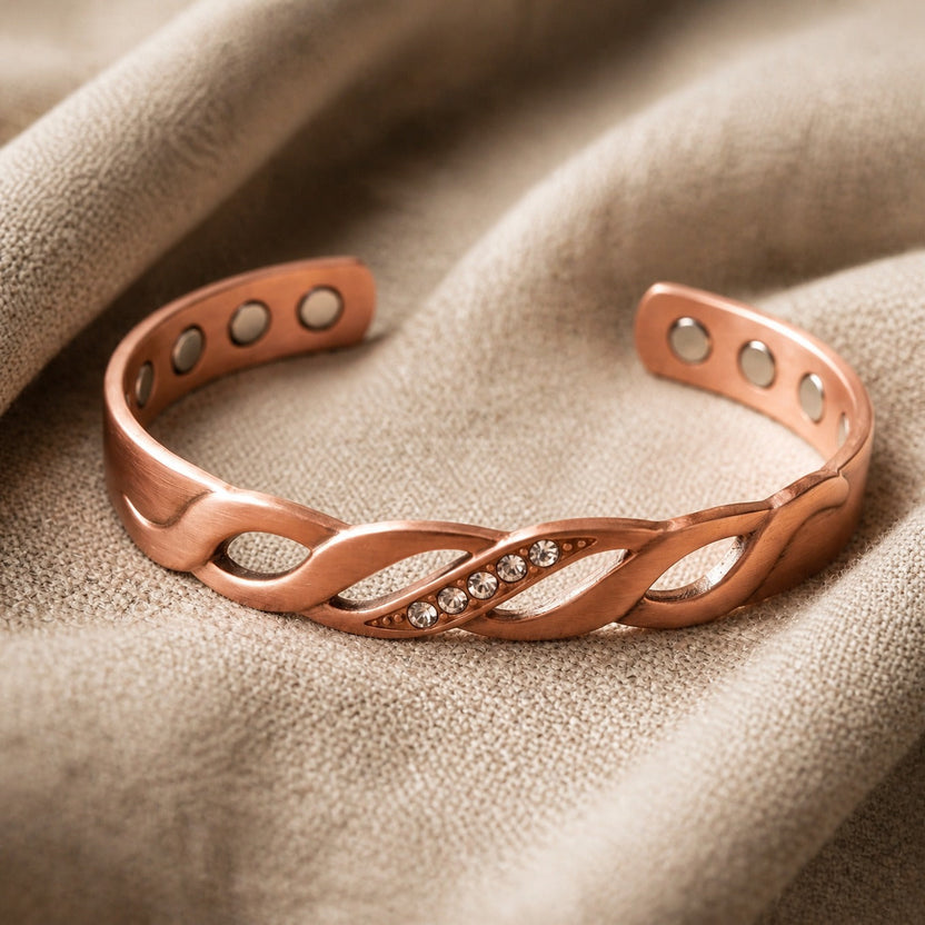 Pulsera de cobre Prestige con costura