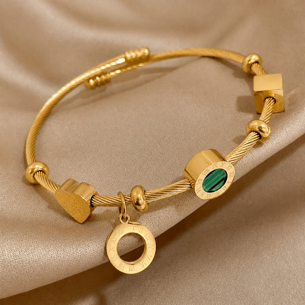 Pulsera de lujo Golden Emerance – imagen 2