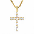 Collar de cruz de diamante clásico – imagen 2
