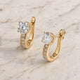 Pendientes de aro dorados Golden Empress