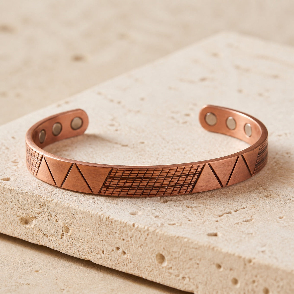 Pulsera de cobre Crest Radiance