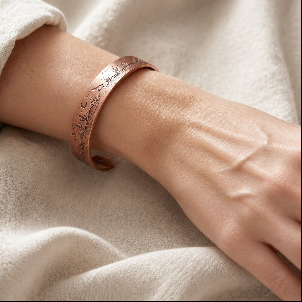 Pulsera de cobre de cala escondida – imagen 2