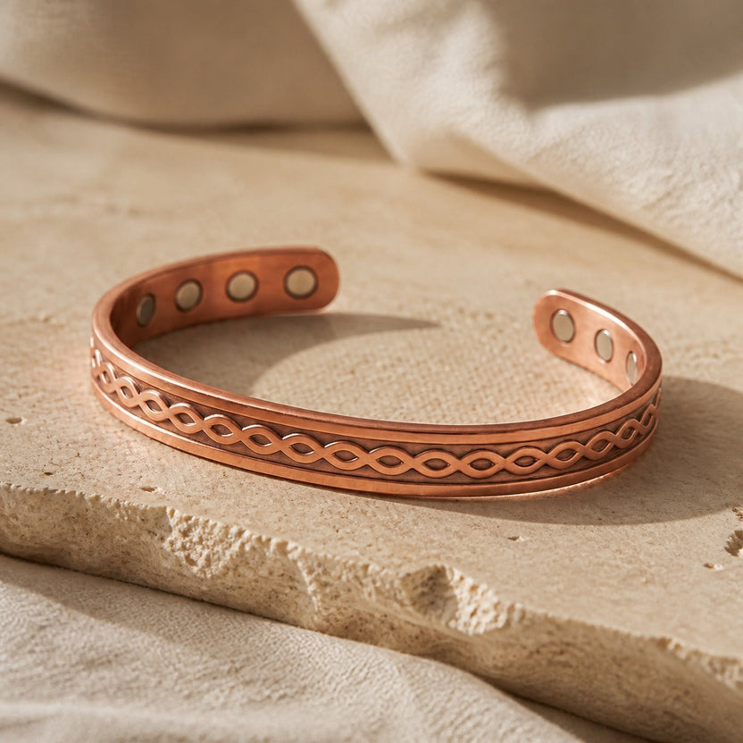Pulsera de cobre Corriente de río