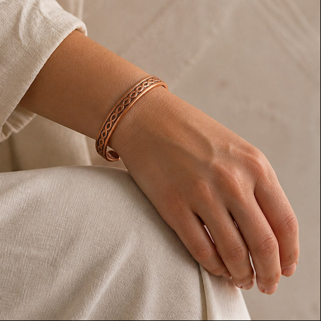 Pulsera de cobre Corriente de río – imagen 2