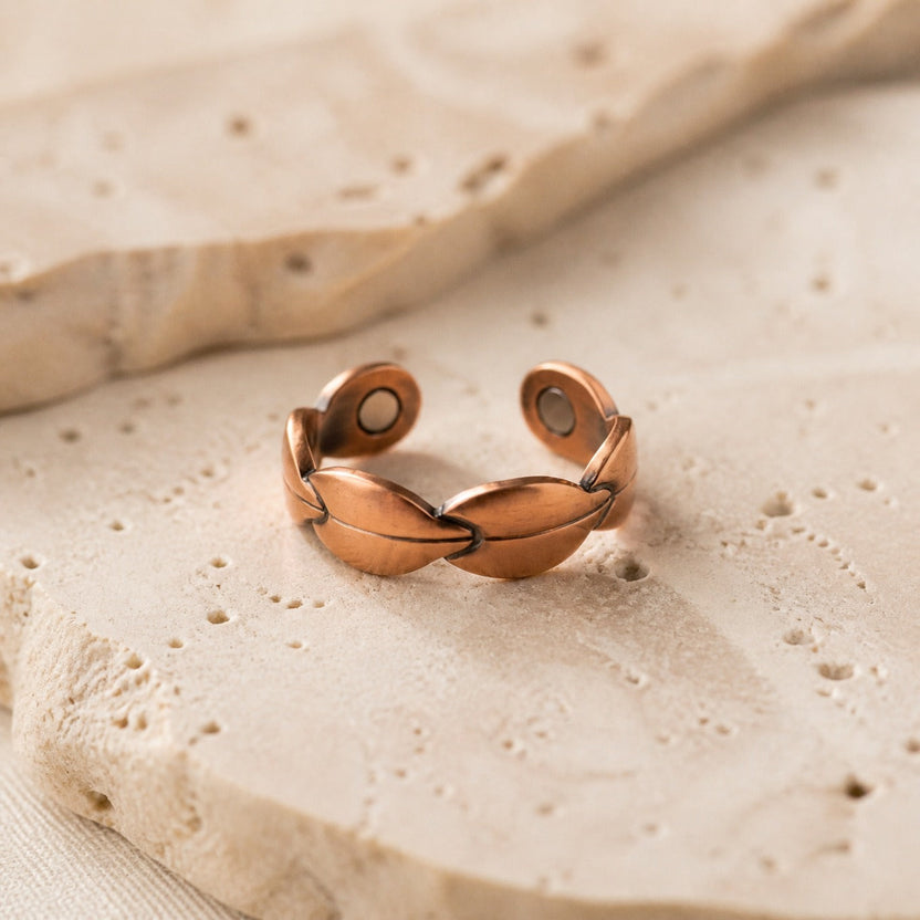 Anillo de cobre Armonía Enlazada — Carmen, Lucía & Rocío