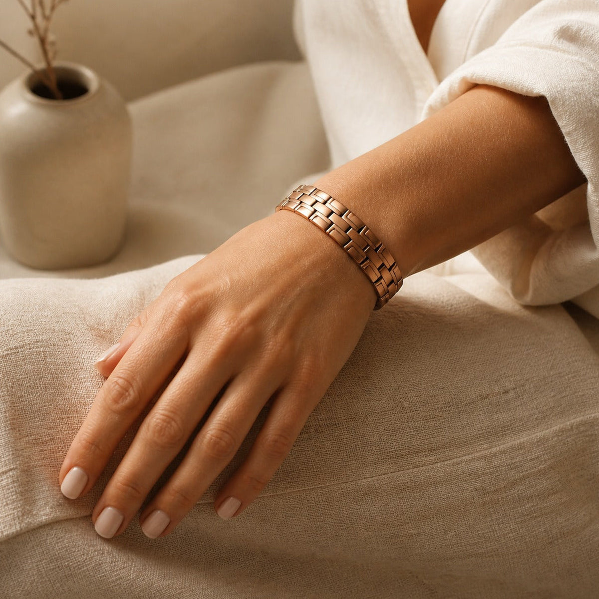 Pulsera premium de cobre Carmen, Lucía & Rocío – imagen 2