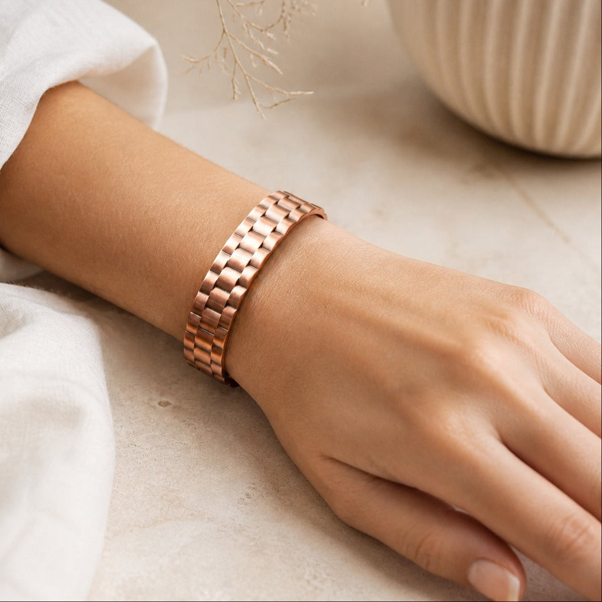 Pulsera Eryndor Élite de cobre — Carmen, Lucía & Rocío