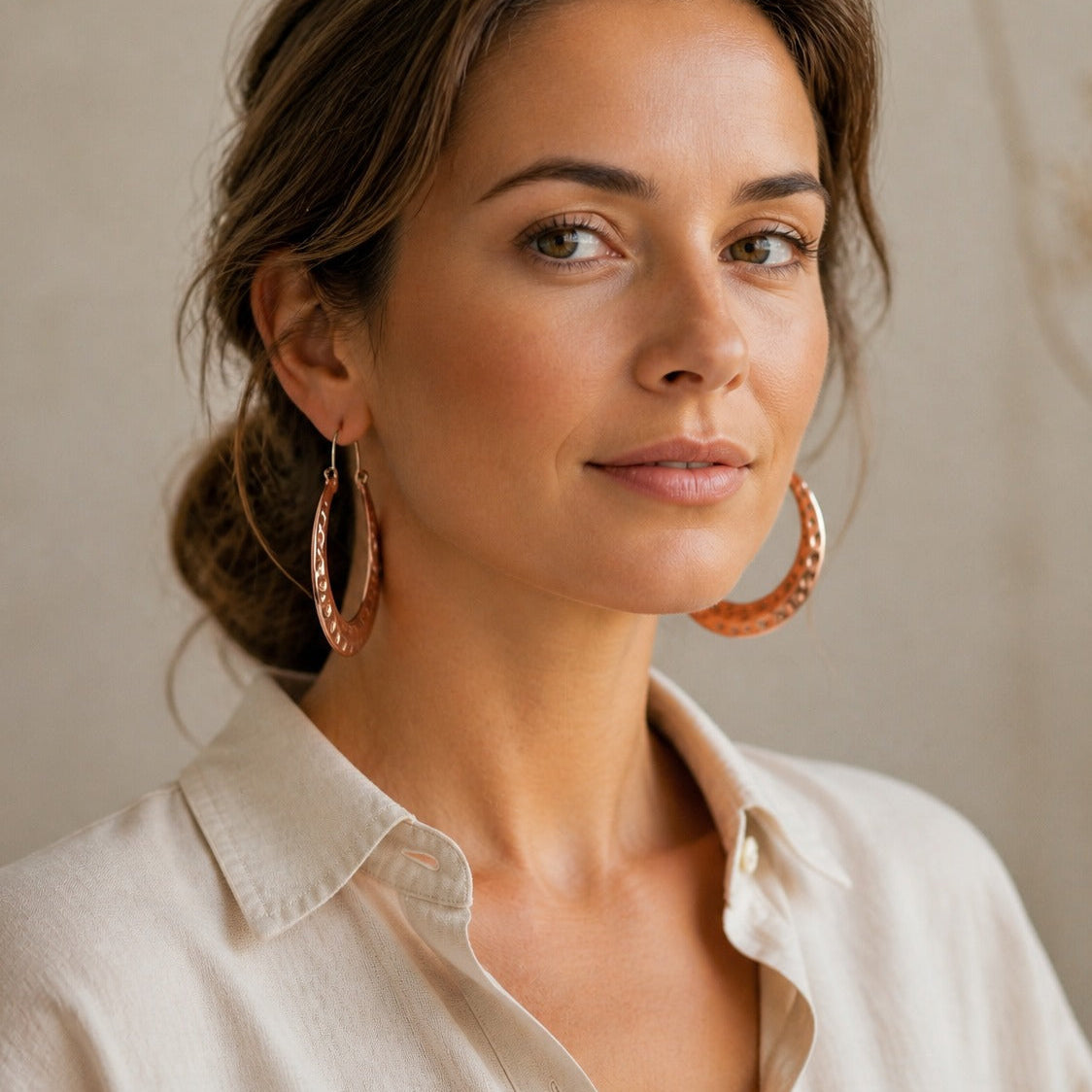 Pendientes Ember Aura de cobre – imagen 2