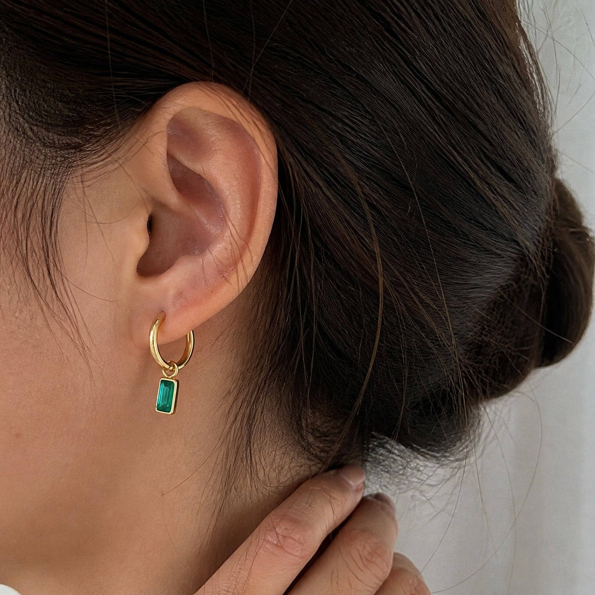 Pendientes minimalistas de gota llamativos – imagen 3
