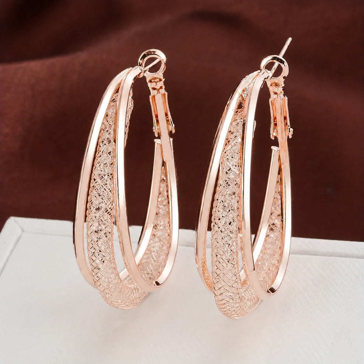 Pendientes aros escultóricos – imagen 2