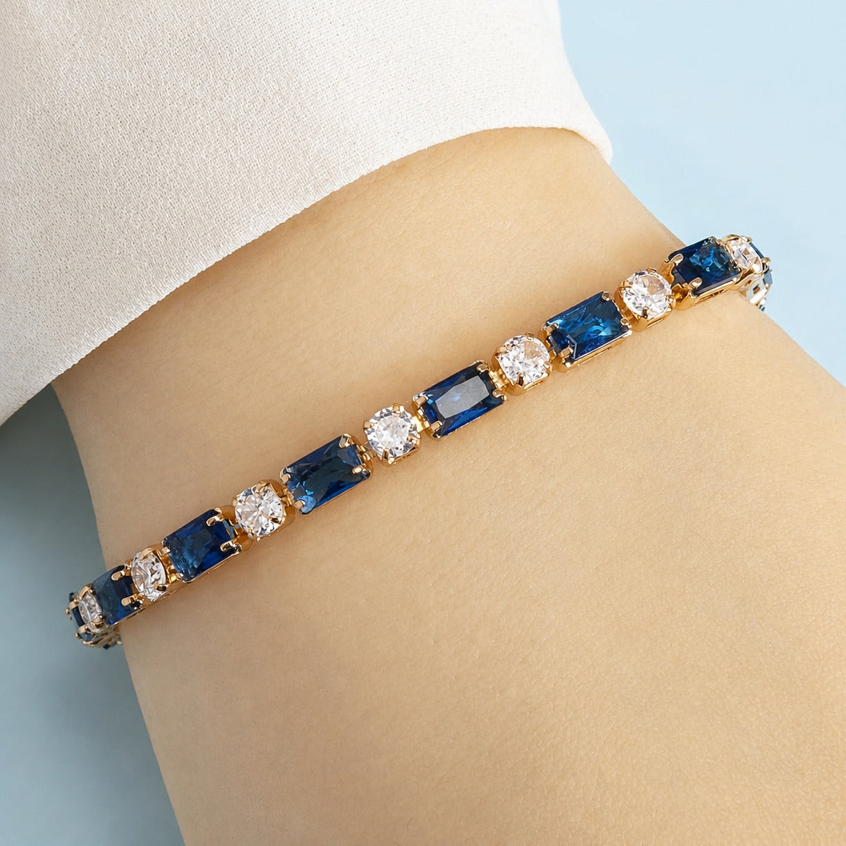 Pulsera bohemia statement de ónice – imagen 2