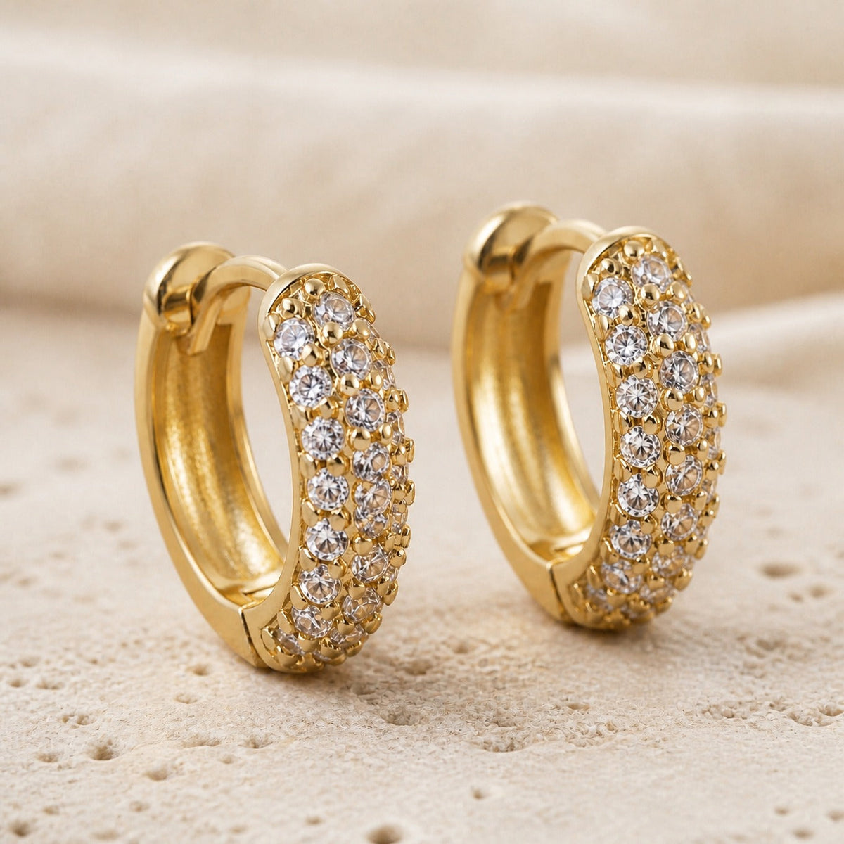 Pendientes Prestigio dorados — Carmen, Lucía & Rocío