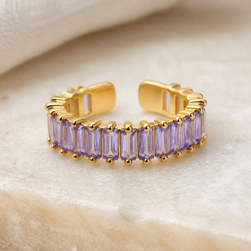 Anillo Aura Majestuosa de circonita — Carmen, Lucía & Rocío