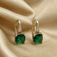 Pendientes de botón Emerald Sovereign – imagen 2