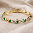 Pulsera de tenis Emerald Echelon – imagen 2