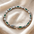 Pulsera de tenis Serenata Esmeralda – imagen 2