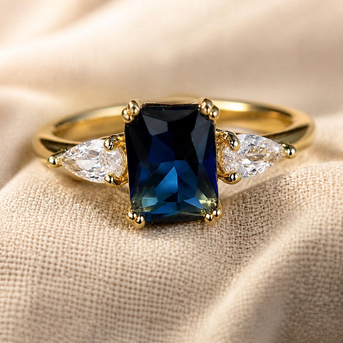 Anillo charm zafiro – imagen 2