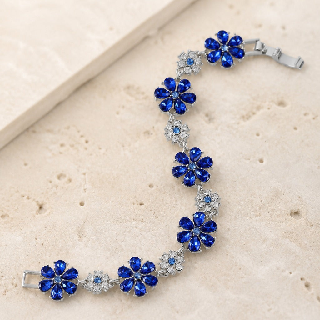 Pulsera floral de circonita – imagen 3