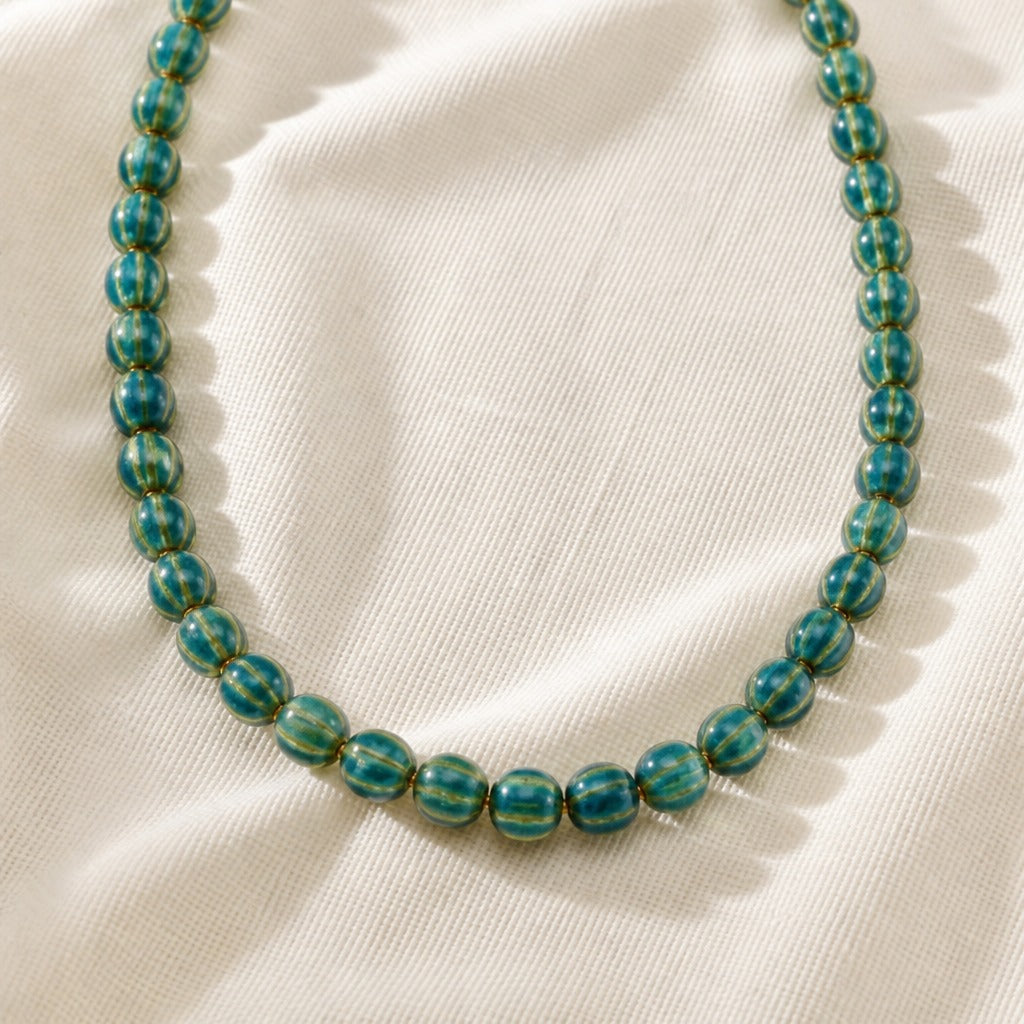 Collar de cuentas con forma de calabaza en tendencia – imagen 2